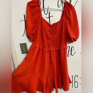 Red romper